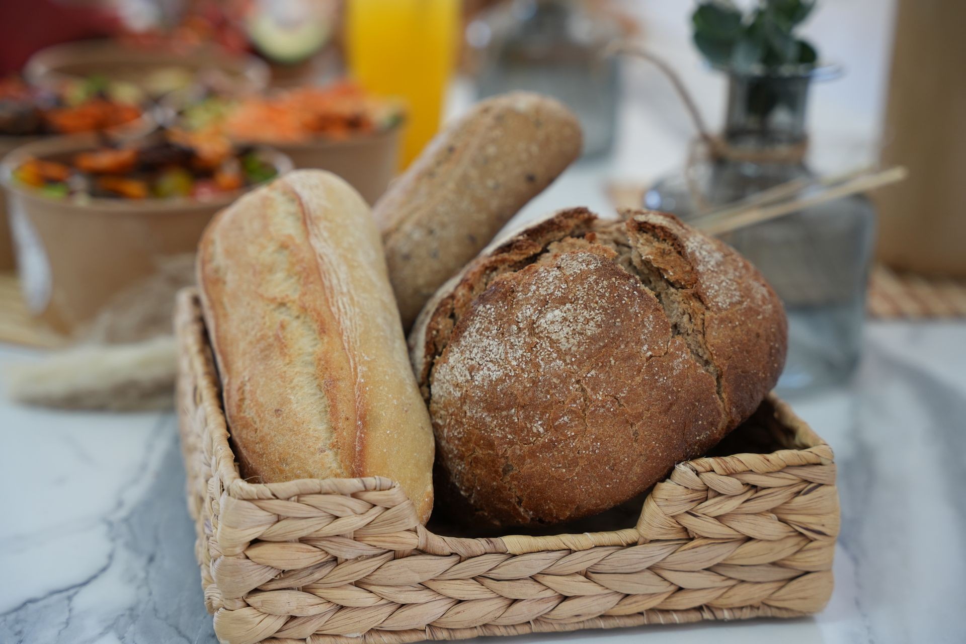 Bagels $4 each Sourdough baguettes $8 each
